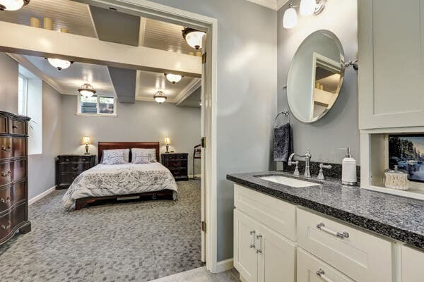 basement conversion bathroom